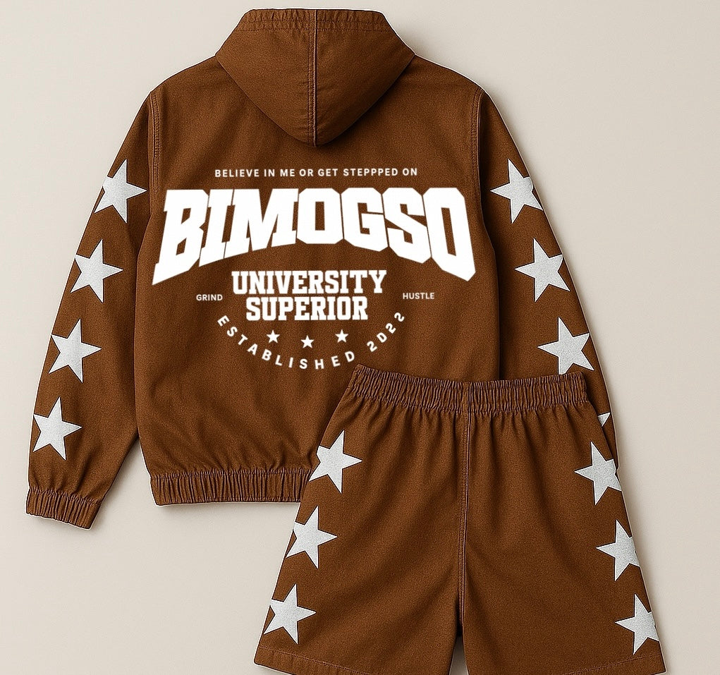 BIMOGSO WINDBREAKER BROWN