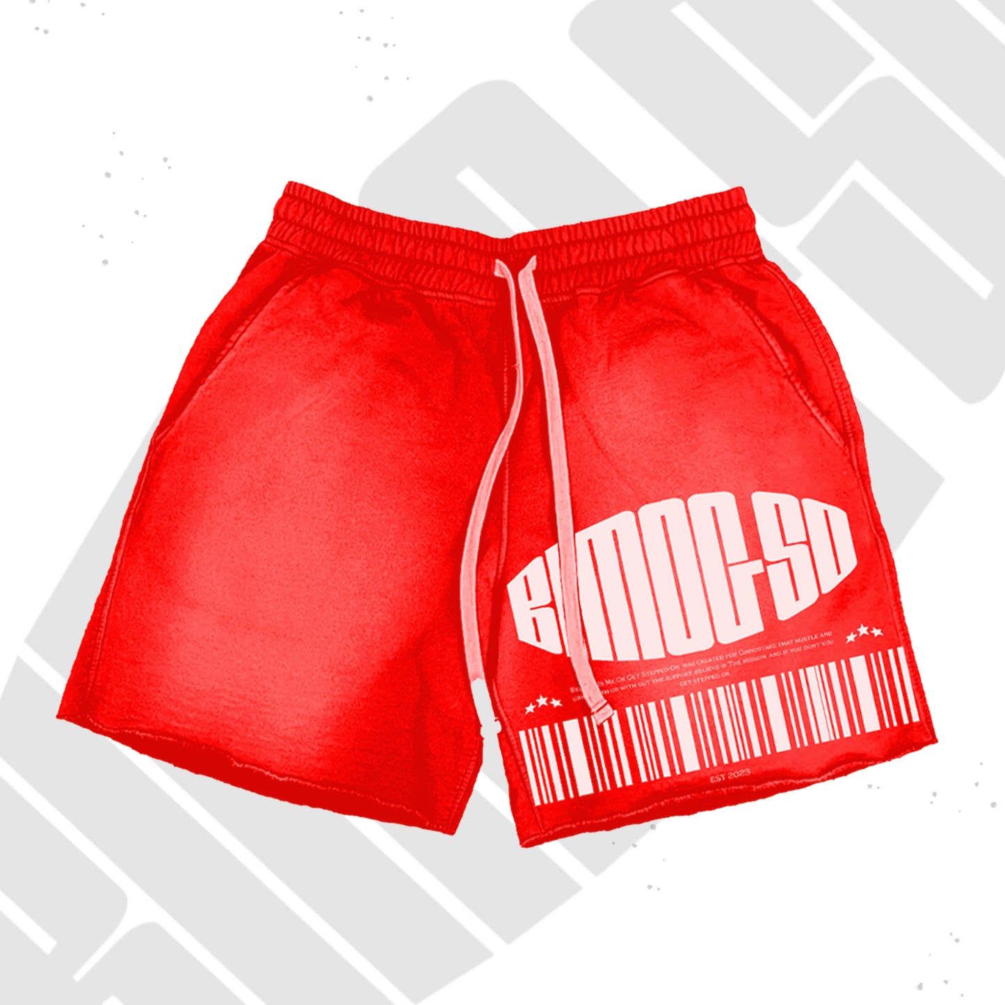 BIMOGSO ZIPPEM UP RED DISTRESS