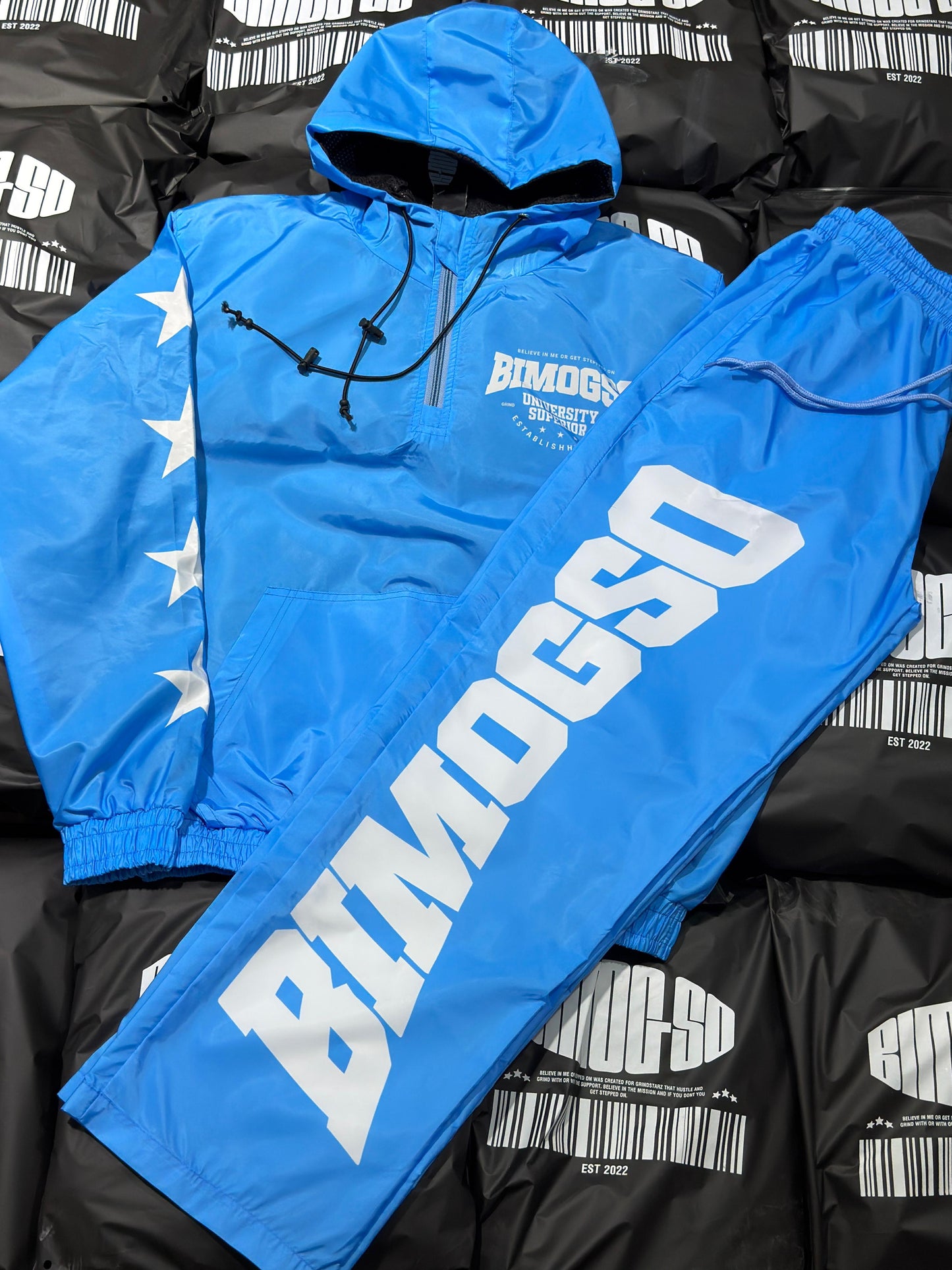 BIMOGSO WINDBREAKER BLUE