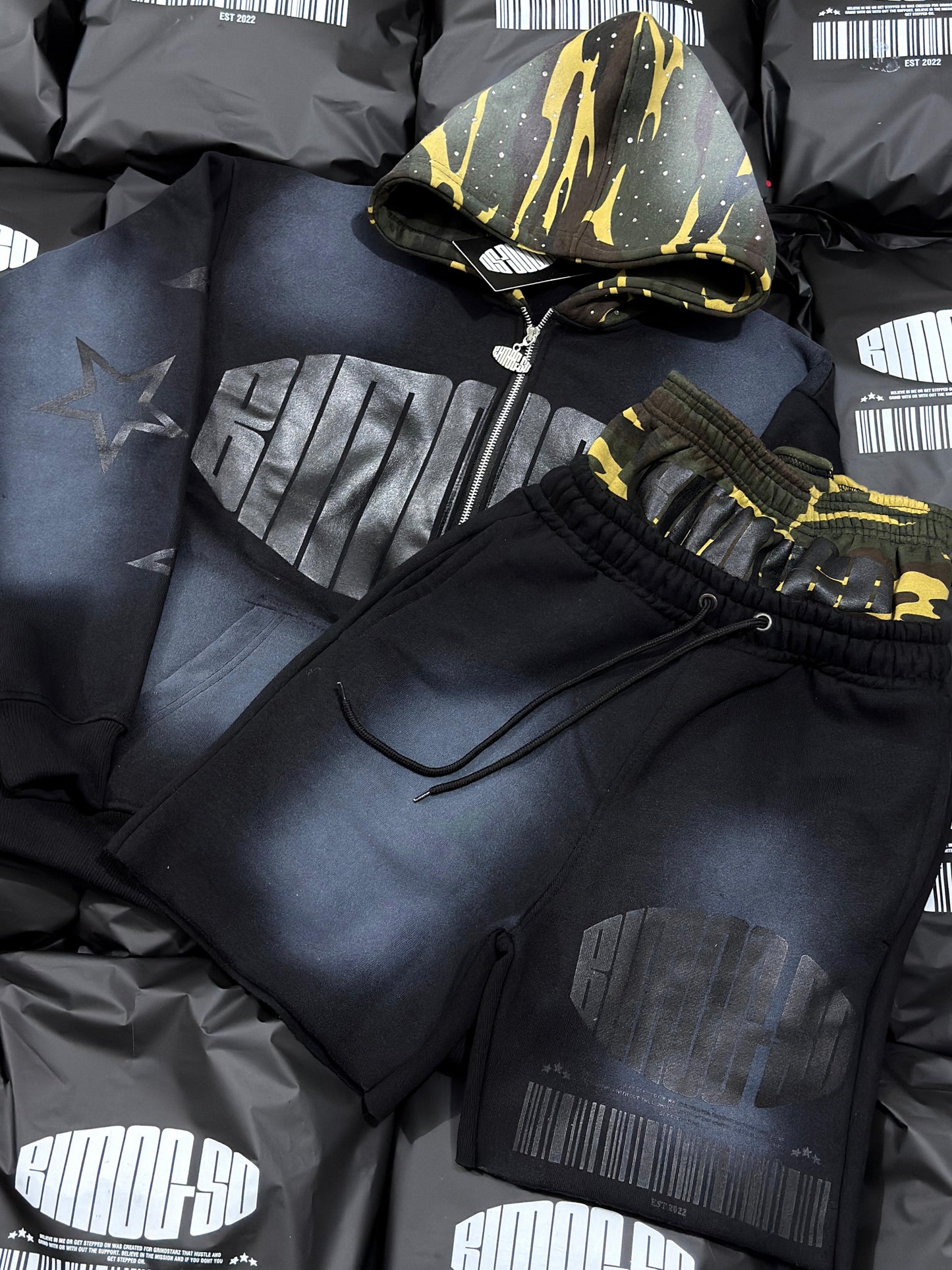 BIMOGSO ZIPPEM UP 2TONE BLACK