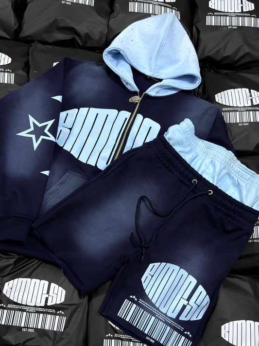 BIMOGSO ZIPPEM UP 2TONE ANGIEBLUE