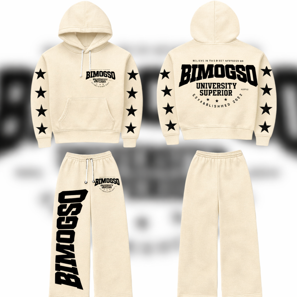 BIMOGSO Diamond Cookie & Creme Hoodie & Oversized Pants