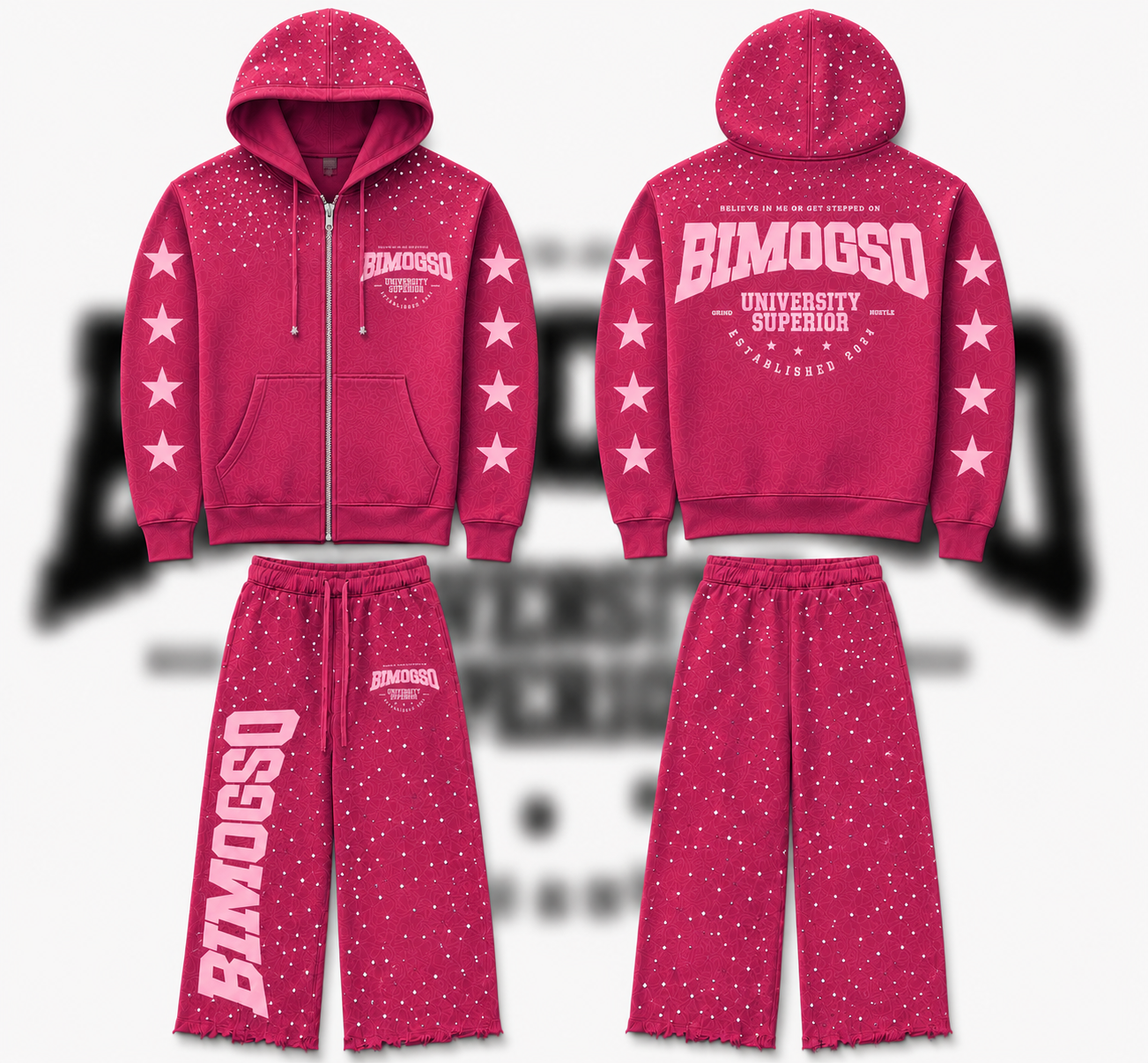 BIMOGSO WANDA HOOPERS JORTS SET