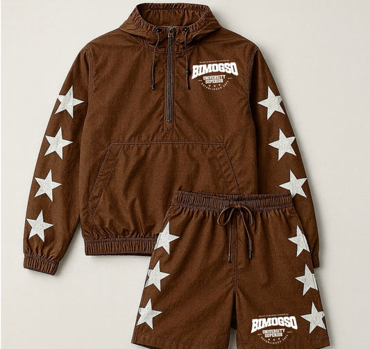 BIMOGSO WINDBREAKER BROWN