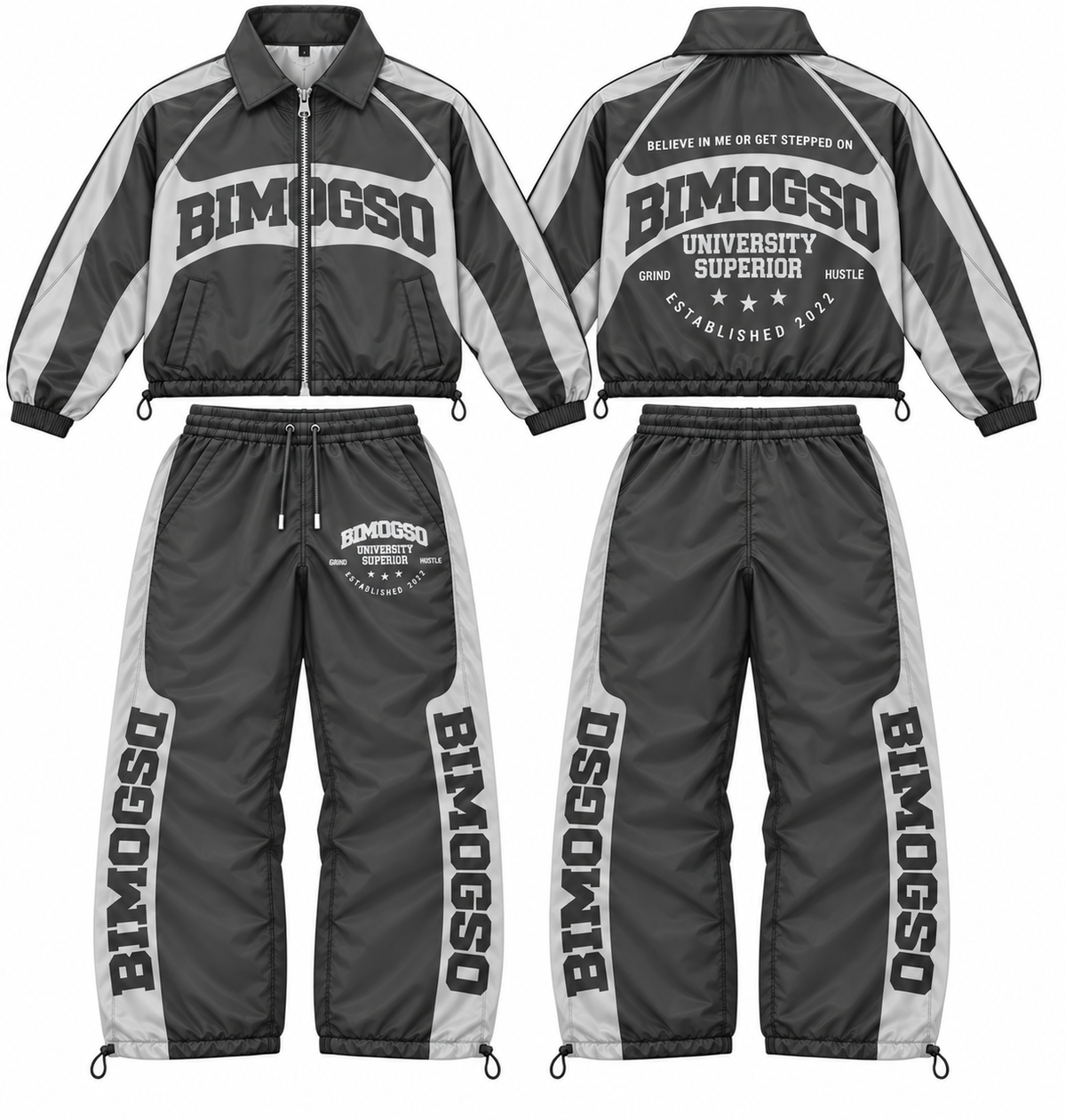 BIMOGSO GREY WINDBREAKER300