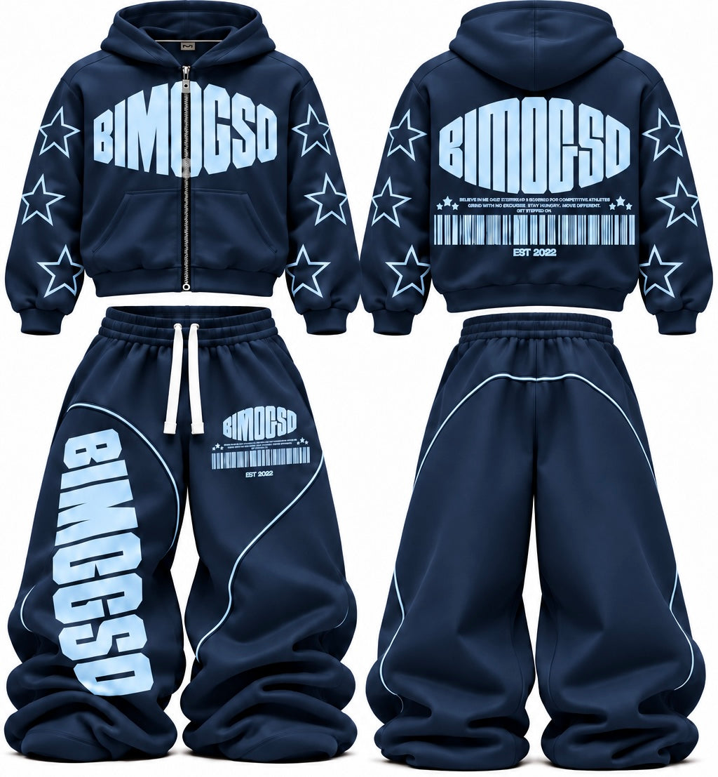 BIMOGSO NAVY BLUE $TEPPA SET