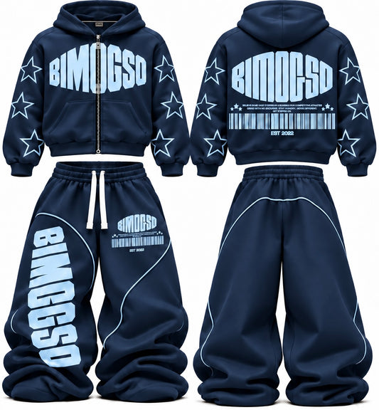 BIMOGSO NAVY BLUE $TEPPA SET