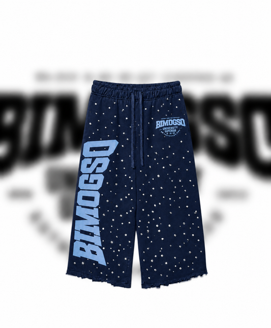 BIMOGSO Navy Blue Diamond Hoopers
