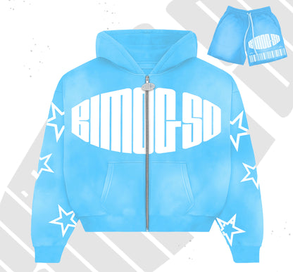 BIMOGSO ZIPPEM UP BLUE DISTRESS