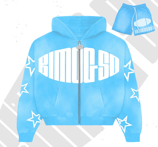 BIMOGSO ZIPPEM UP BLUE DISTRESS