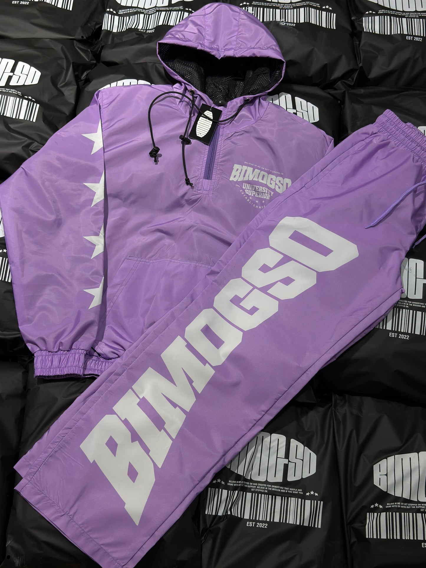 BIMOGSO WINDBREAKER PURPLE